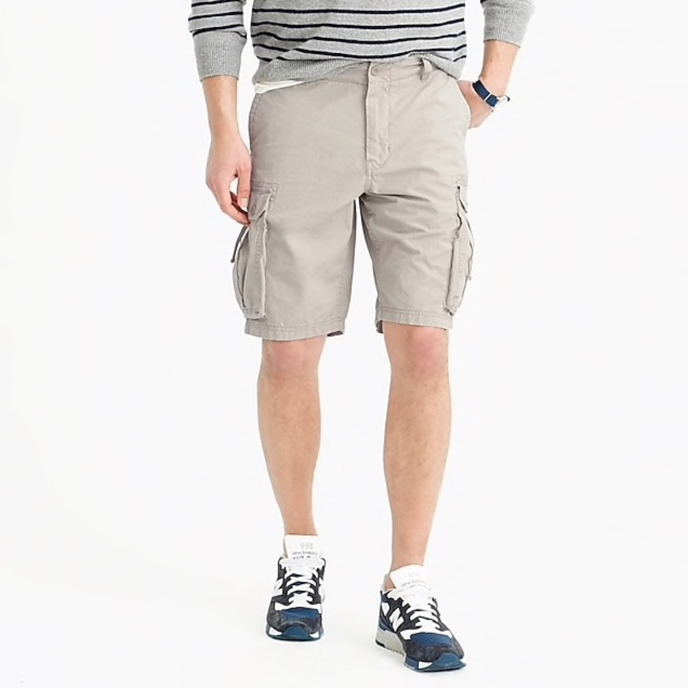 J.CREW Cargo Shorts-Beige-Size 38